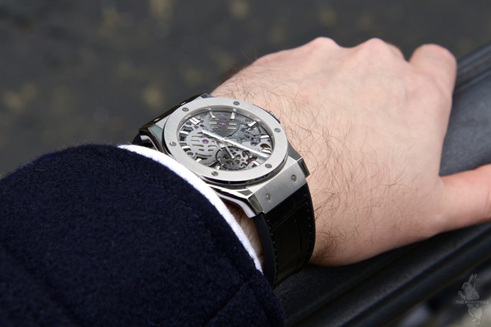 hublot on wrist